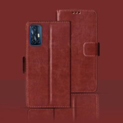 Vivo V17 flip cover | 1919 flip cover | Brown