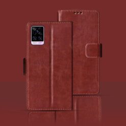 Vivo V20 Pro flip cover | 2018 flip cover | Brown