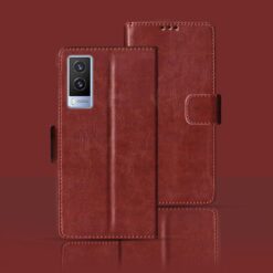 Vivo V21E 5G flip cover | V2055 flip cover | Brown