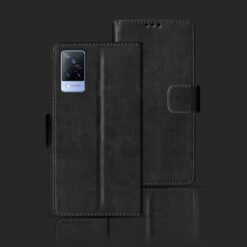 Vivo V21 foloding cover | V2050 foloding cover | Black