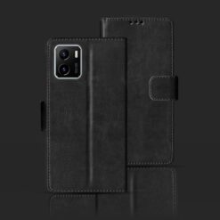 Vivo Y15s foloding cover | V2120 foloding cover | Black