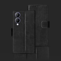 Vivo Y17s foloding cover | V2310 foloding cover | Black