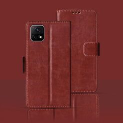 Vivo Y72 flip cover | V2060 flip cover | Brown