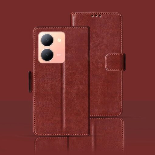 Vivo Y78 5G flip cover | Y78 5G flip cover | Brown