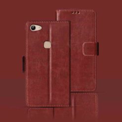 Vivo Y81 flip cover | 1803 flip cover | Brown