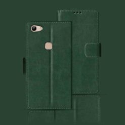 Vivo Y81 flip case | 1803 flip case | Green