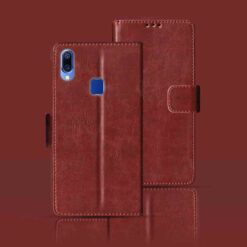Vivo Y95 flip cover | 1807 flip cover | Brown