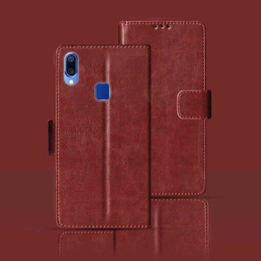 Vivo Y95 flip cover | 1807 flip cover | Brown