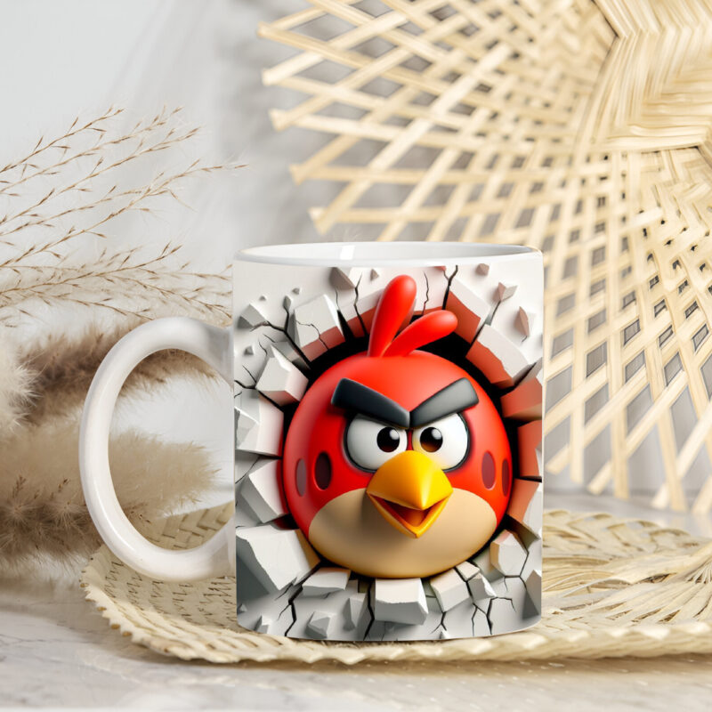 Angry Bird Best Design Mug | Angry Bird Print on Mug
