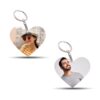 Personalized Keychain Custom Photo Heart Keychain